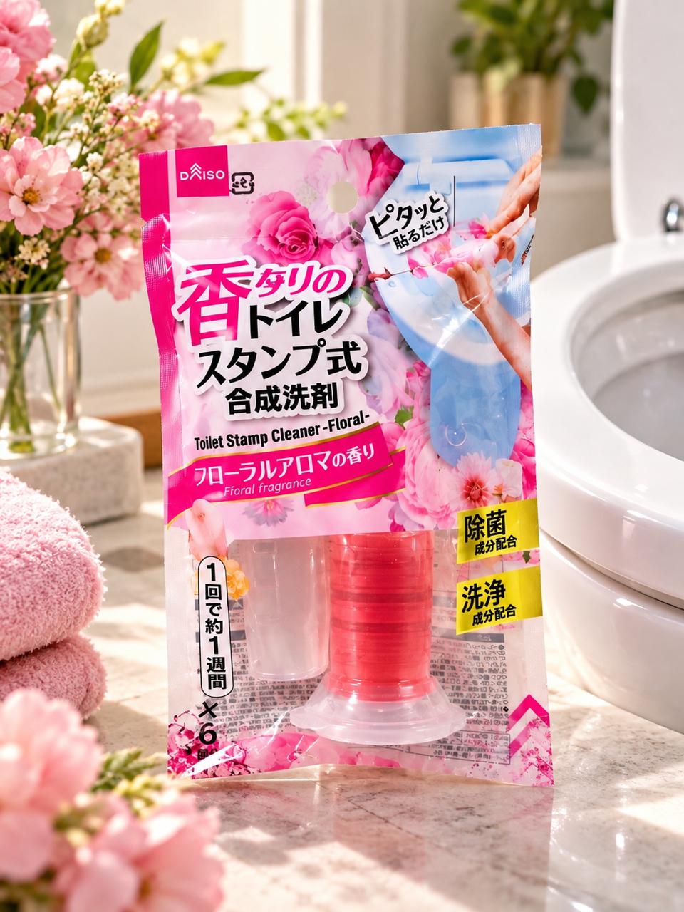 Daiso Floral Aroma Toilet Stamp Cleaner