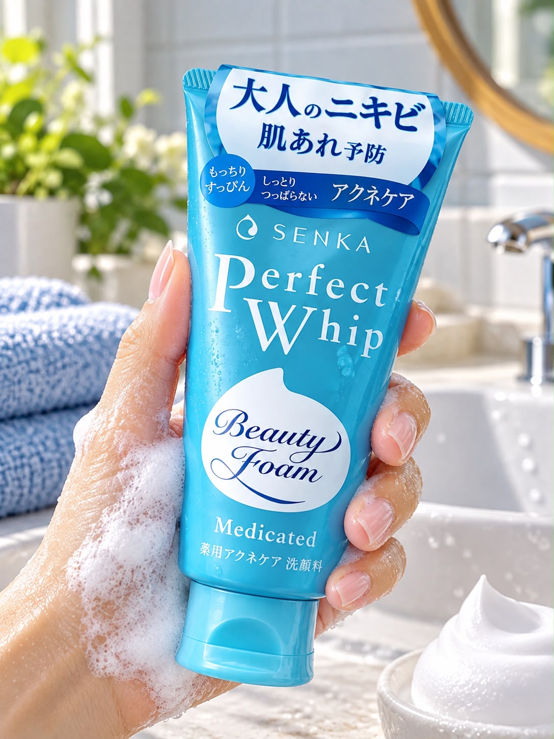 Senka Perfect Whip Medicated ( For ACNE )